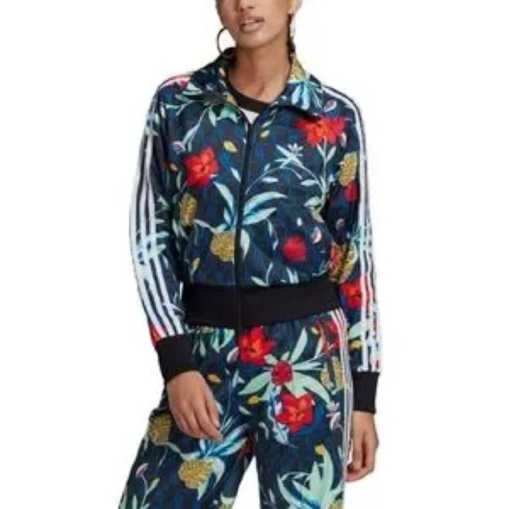 Adidas HER Studio London Floral Track Jacket - Multicolor XS